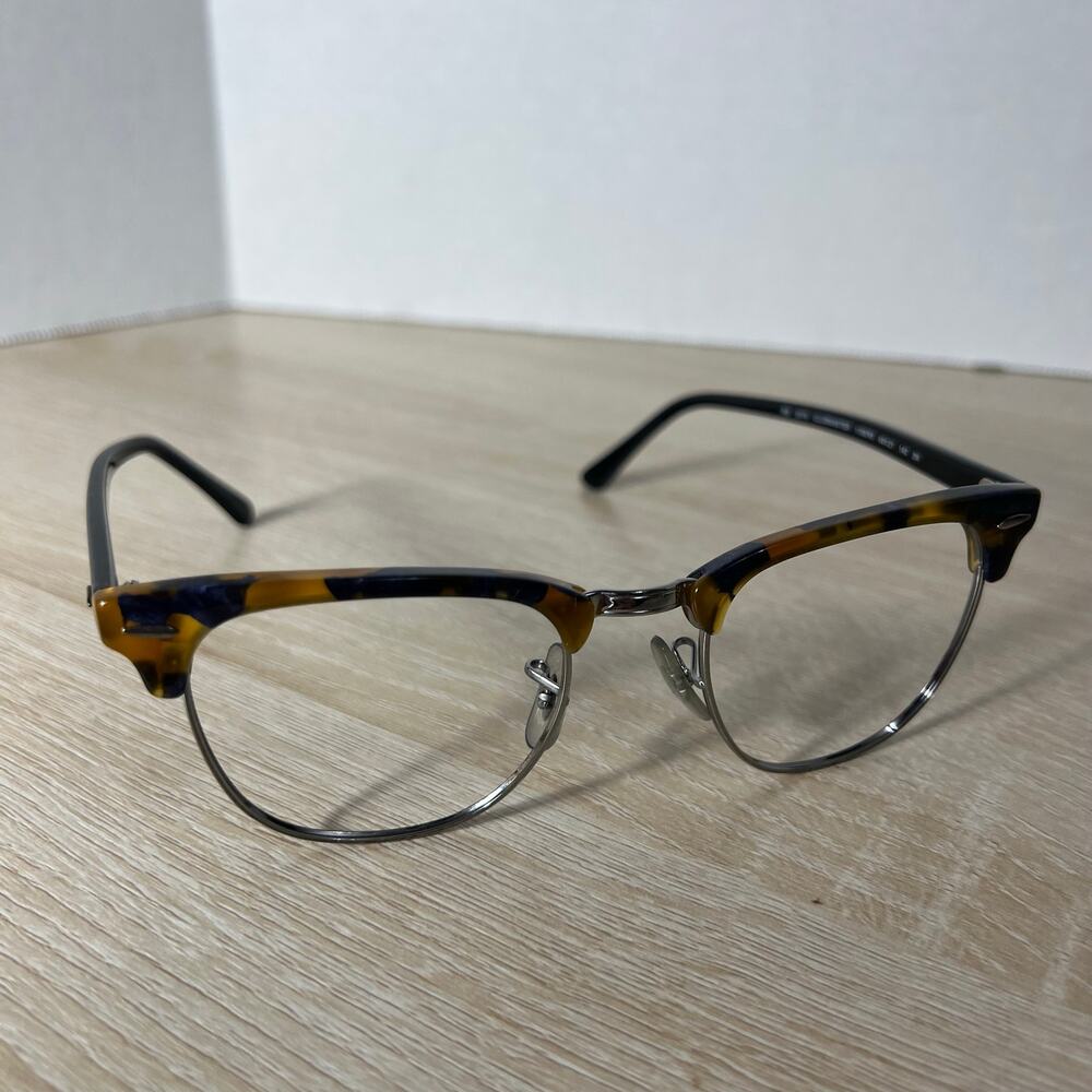 Ray-Ban RB3016 Clubmaster 1158/R5 Sunglasses Black Brown Frames Only 49-21-140
